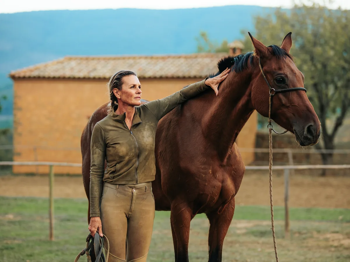 Cours d'équitation à Geyssans, Drôme