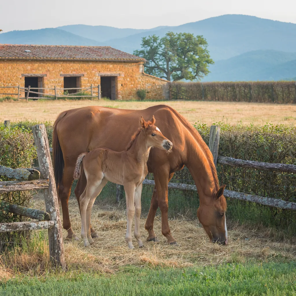 Élevage de chevaux, Écuries des Chênes, Geyssans
