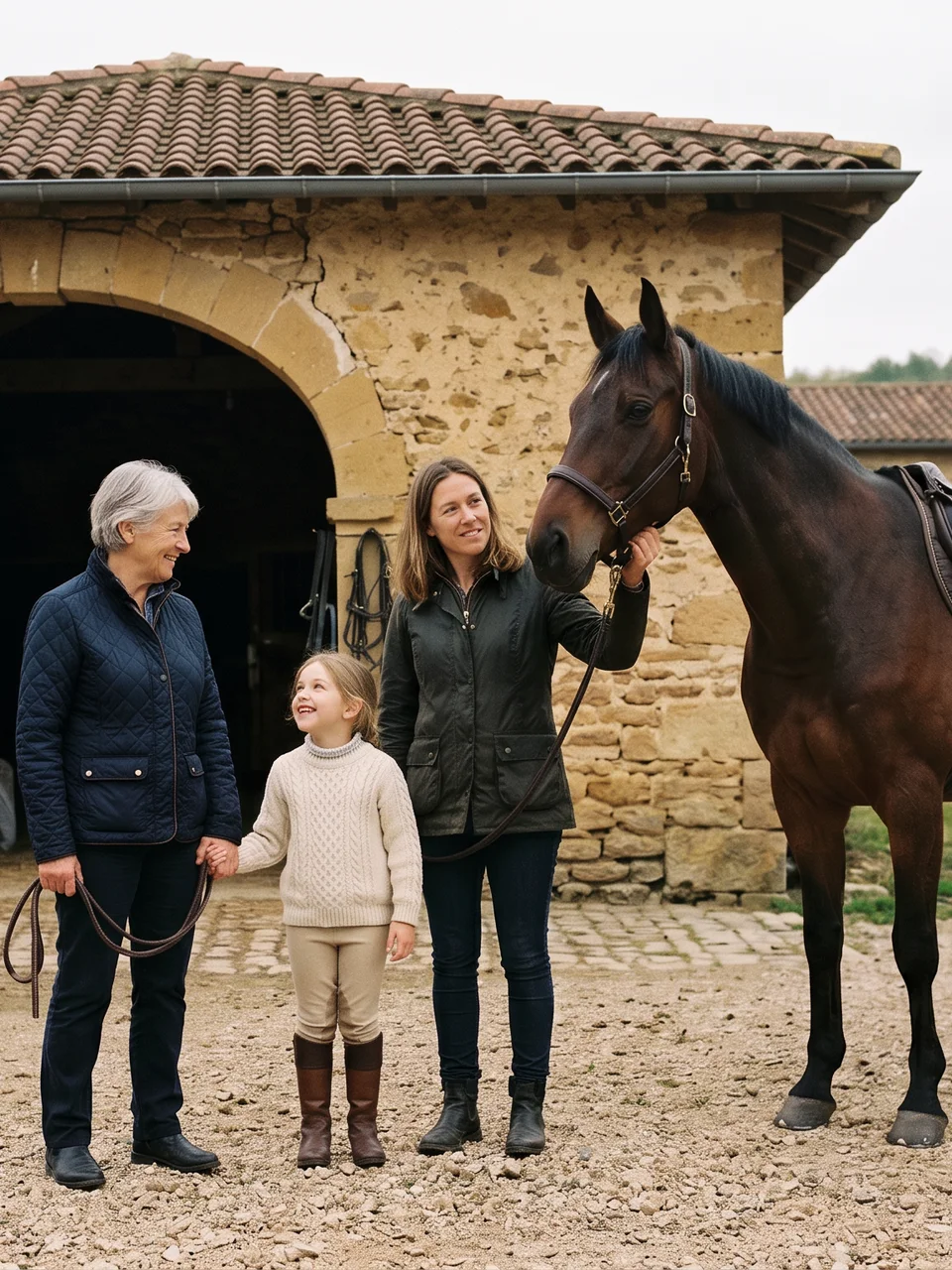 L'équipe, Écuries des Chênes, centre équestre à Geyssans